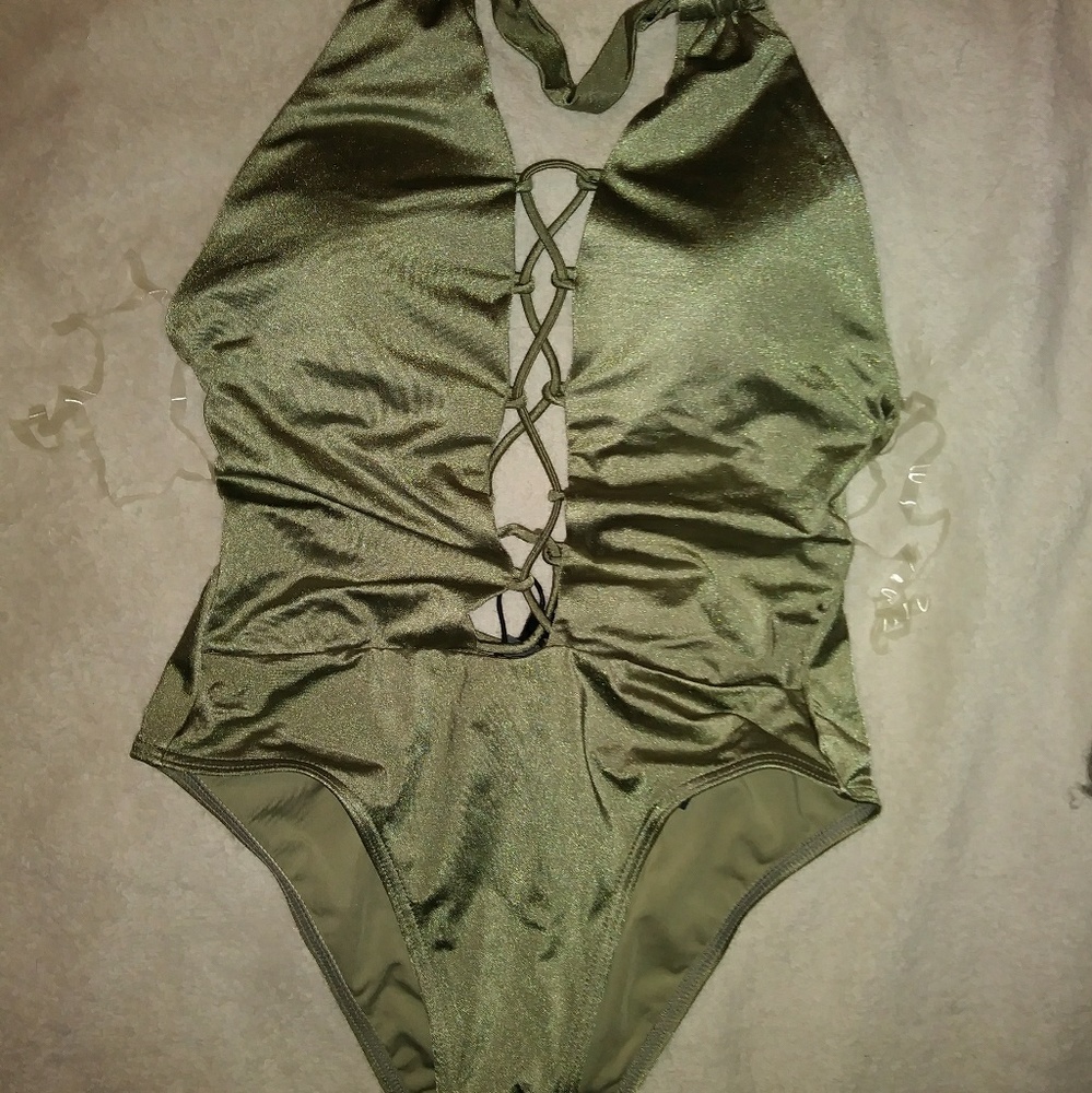 Cikada Australia sage metallic swimsuit 4